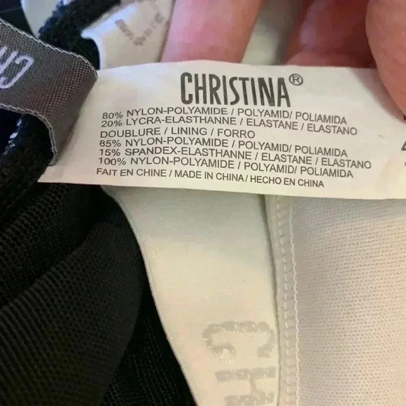 Christina one piece bathing suit, no wires, adjustable straps,  padded cu… - Picture 8 of 11